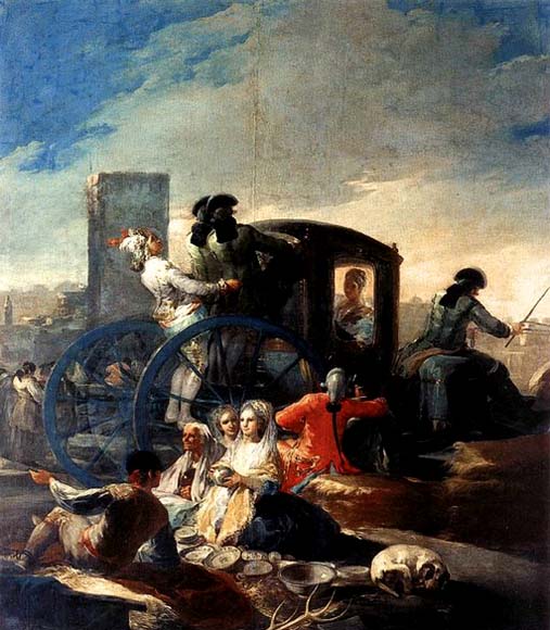 Francisco de goya y Lucientes The Crockery Vendor